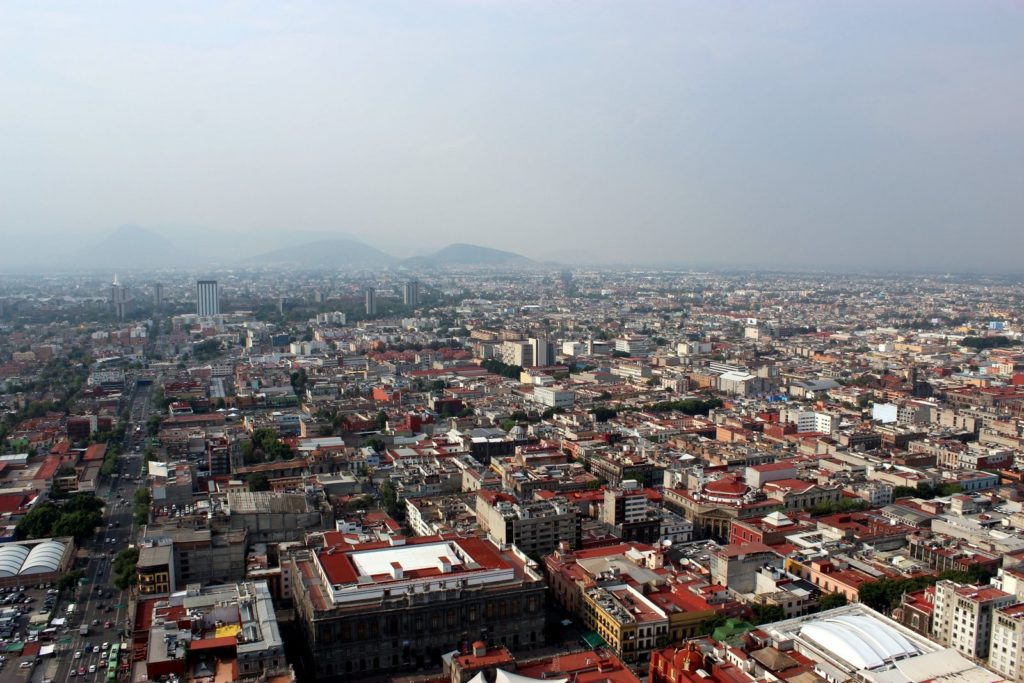 Мехико с обзорной площадки